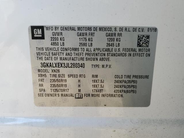 Photo 14 from auction – 2018 GMC TERRAIN DE with VIN 3GKALXEX3JL280340