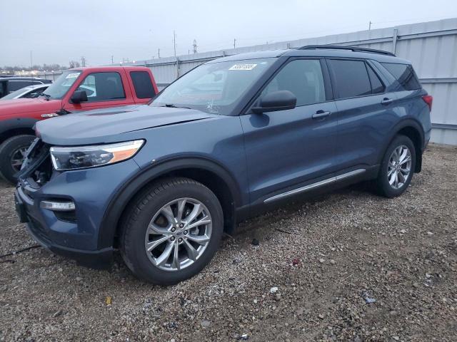 FORD EXPLORER X 2021 with VIN 1FMSK8DH6MGA38603 - Photo from auction