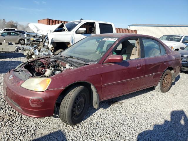 HONDA CIVIC EX 2002 with VIN 2HGES26782H556055 - Photo from auction