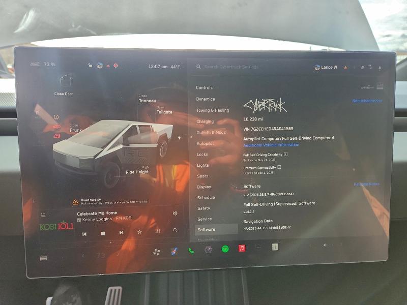 Photo 9 from auction – 2024 TESLA CYBERTRUCK with VIN 7G2CEHED4RA041569