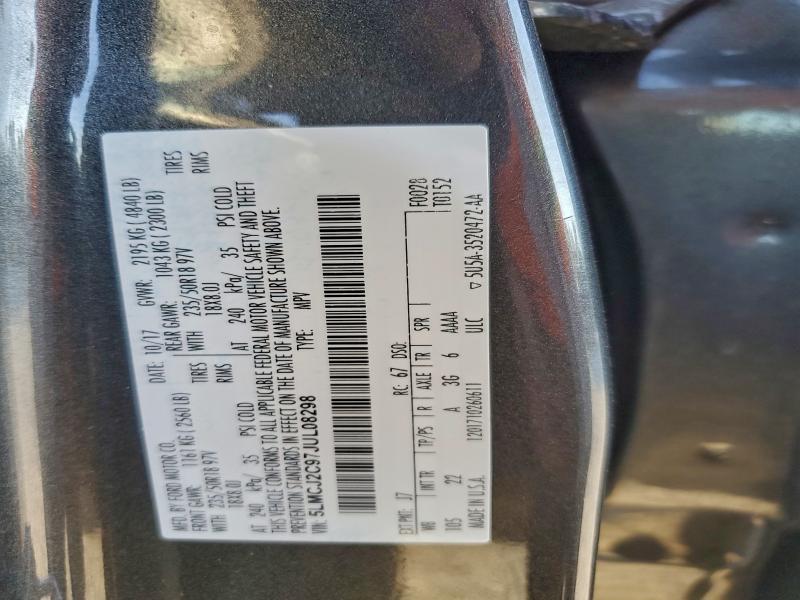 Photo 14 from auction – 2018 LINCOLN MKC with VIN 5LMCJ2C97JUL08298