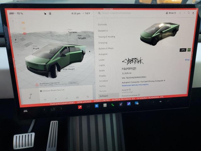 Photo 9 from auction – 2024 TESLA CYBERTRUCK with VIN 7G2CEHEDXRA019561