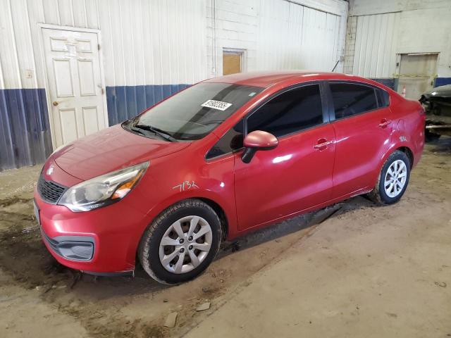 KIA RIO LX 2014 with VIN KNADM4A35E6376555 - Photo from auction
