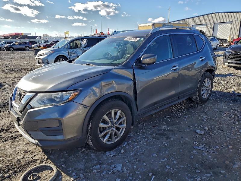 NISSAN ROGUE S 2019 with VIN 5N1AT2MT2KC837938 - Photo from auction