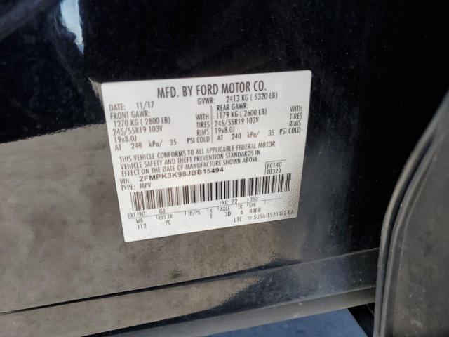 Photo 14 from auction – 2018 FORD EDGE TITAN with VIN 2FMPK3K98JBB15494