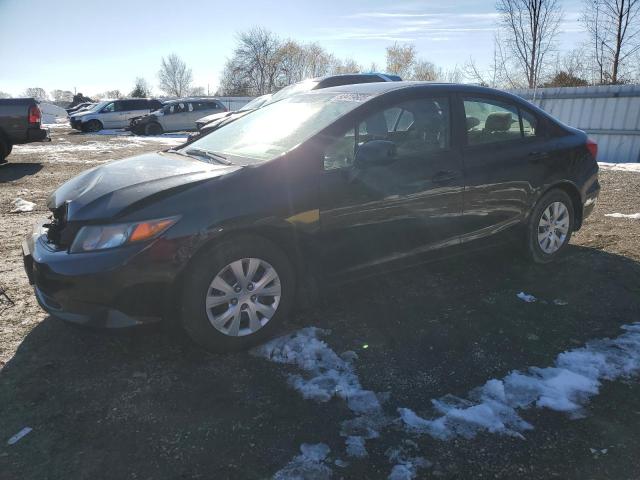 HONDA CIVIC LX 2012 with VIN 2HGFB2F46CH110367 - Photo from auction
