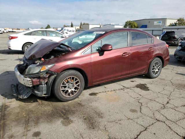 HONDA CIVIC LX 2013 with VIN 19XFB2F56DE220744 - Photo from auction