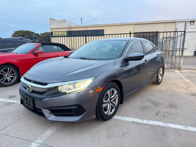 Photo 2 from auction – 2016 HONDA CIVIC LX with VIN 19XFC2F51GE042713