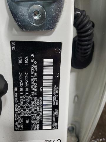 Photo 14 from auction – 2020 TOYOTA 4RUNNER SR with VIN JTEBU5JR1L5801644