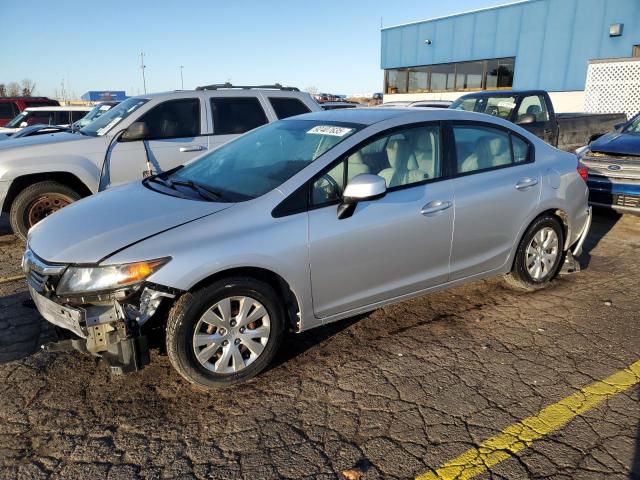 HONDA CIVIC LX 2012 with VIN 2HGFB2F56CH607363 - Photo from auction