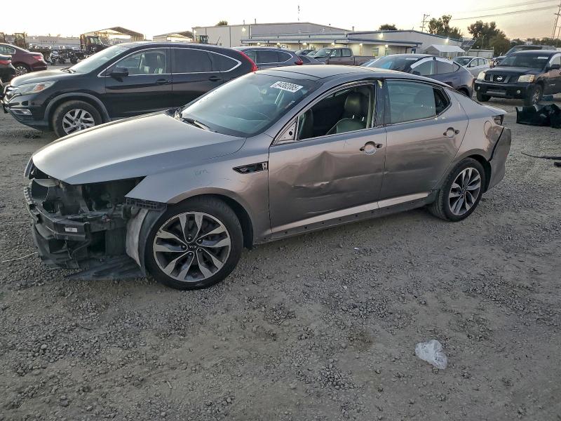 KIA OPTIMA SX 2015 with VIN 5XXGR4A66FG458955 - Photo from auction