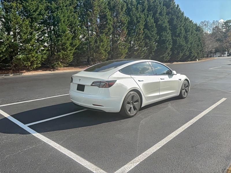 Photo 4 from auction – 2021 TESLA MODEL 3 with VIN 5YJ3E1EA0MF030239