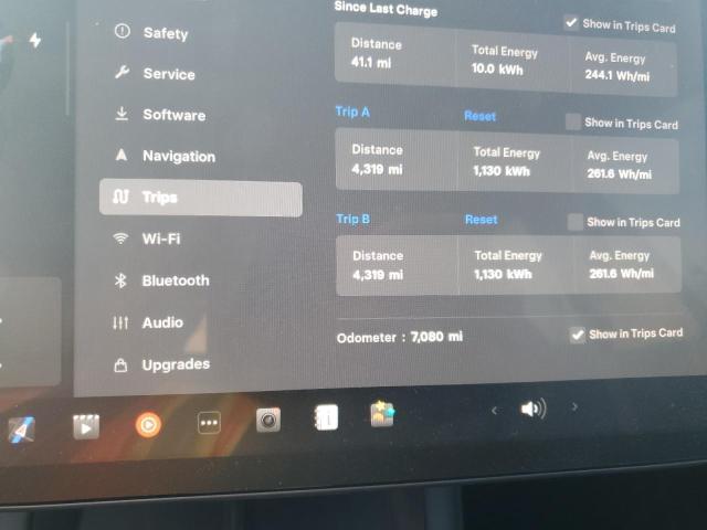 Photo 9 from auction – 2025 TESLA MODEL 3 with VIN 5YJ3E1EB0SF927731