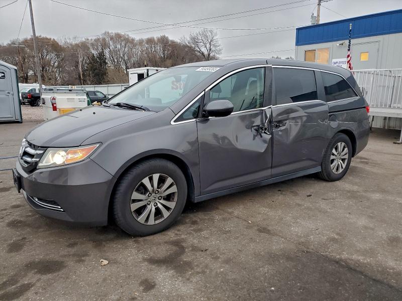 HONDA ODYSSEY EX 2015 with VIN 5FNRL5H6XFB096928 - Photo from auction
