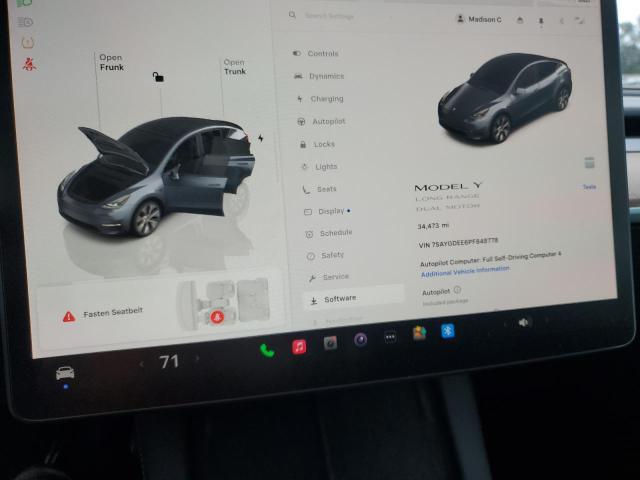 Photo 9 from auction – 2023 TESLA MODEL Y with VIN 7SAYGDEE6PF848778