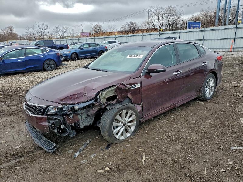 KIA OPTIMA 2018 with VIN 5XXGT4L39JG254471 - Photo from auction