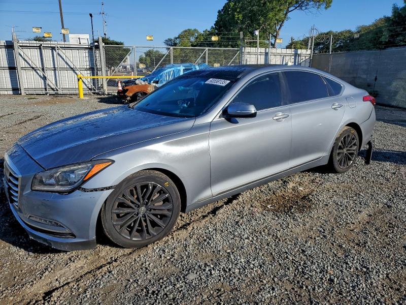 GENESIS G80 BASE 2017 with VIN KMHGN4JE5HU191187 - Photo from auction