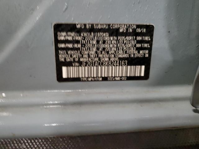 Photo 14 from auction – 2019 SUBARU CROSSTREK with VIN JF2GTACC8K8244163