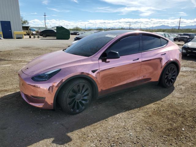 TESLA MODEL Y 2022 with VIN 7SAYGDEF9NF494566 - Photo from auction