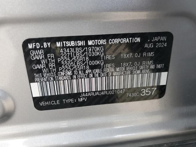 Photo 14 from auction – 2024 MITSUBISHI OUTLANDER with VIN JA4ARUAU4RU021047