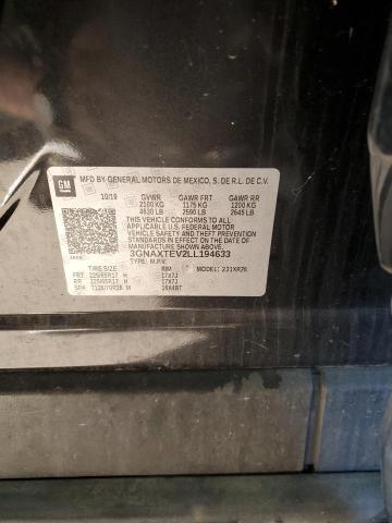 Photo 14 from auction – 2020 CHEVROLET EQUINOX LT with VIN 3GNAXTEV2LL194633
