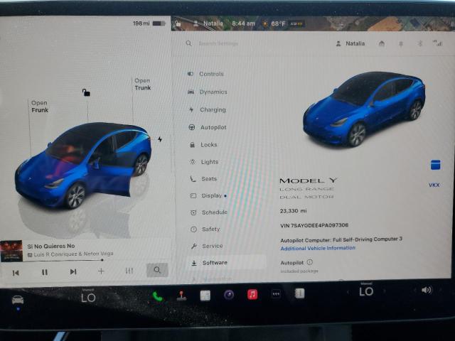 Фото 9 с аукциона – 2023 TESLA MODEL Y с VIN 7SAYGDEE4PA097306