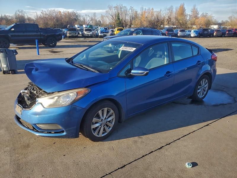 KIA FORTE LX 2014 with VIN KNAFX4A66E5163114 - Photo from auction