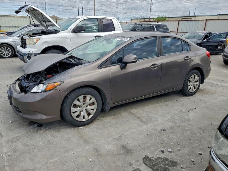 HONDA CIVIC LX 2012 with VIN 2HGFB2F53CH597018 - Photo from auction