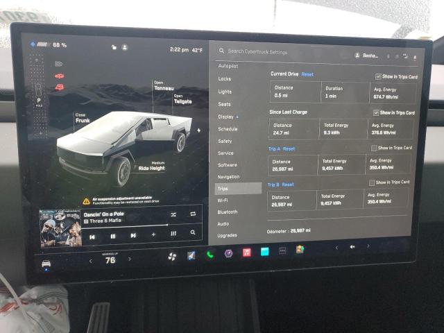Photo 9 from auction – 2025 TESLA CYBERTRUCK with VIN 7G2CEHED2SA063530