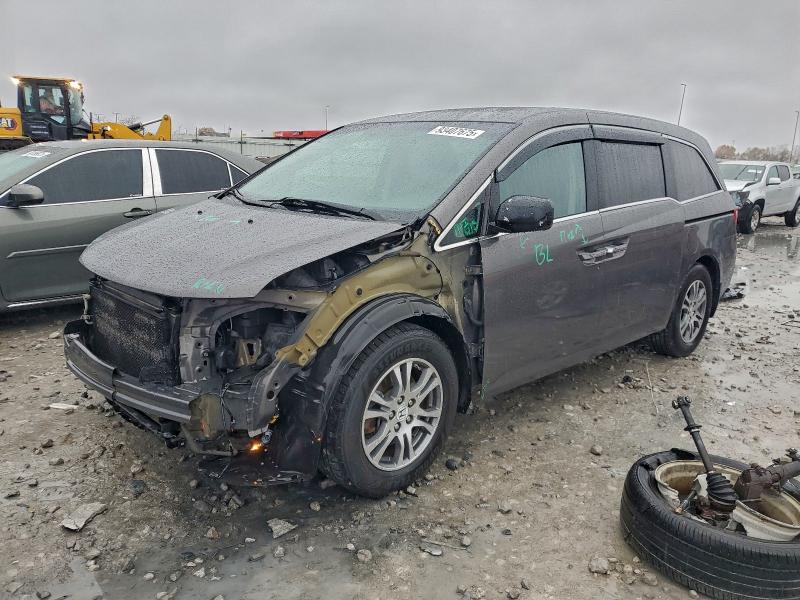 HONDA ODYSSEY EX 2013 with VIN 5FNRL5H67DB081168 - Photo from auction