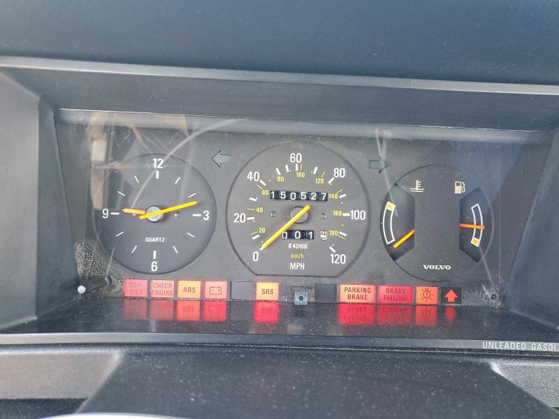 Photo 9 from auction – 1993 VOLVO 240 with VIN YV1AS880XP1488289