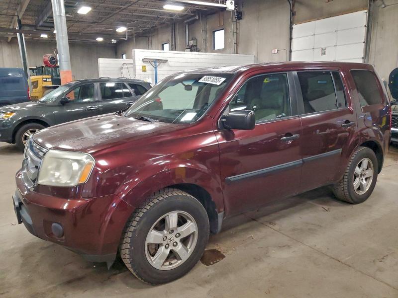 Photo 1 from auction – 2010 HONDA PILOT LX with VIN 5FNYF4H24AB002318