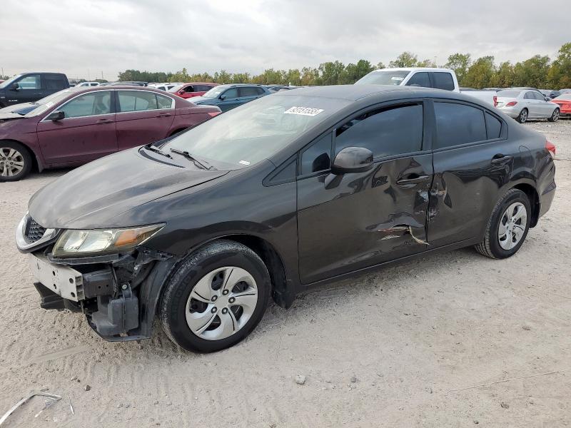 HONDA CIVIC LX 2013 with VIN 19XFB2F55DE000818 - Photo from auction