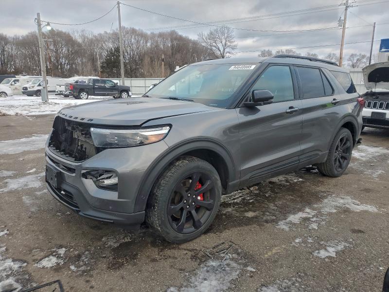 FORD EXPLORER S 2021 with VIN 1FM5K8GC5MGB44585 - Photo from auction