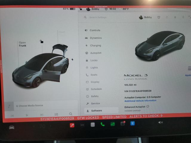 Photo 9 from auction – 2018 TESLA MODEL 3 with VIN 5YJ3E1EA4JF008529