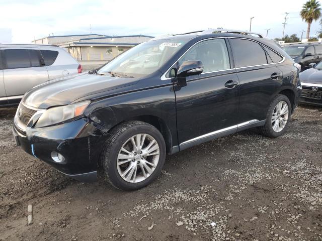 LEXUS RX 450H 2010 with VIN JTJBC1BA7A2415279 - Photo from auction