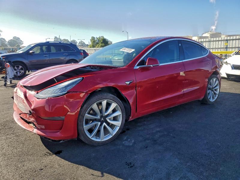 TESLA MODEL 3 2018 with VIN 5YJ3E1EA8JF048922 - Photo from auction