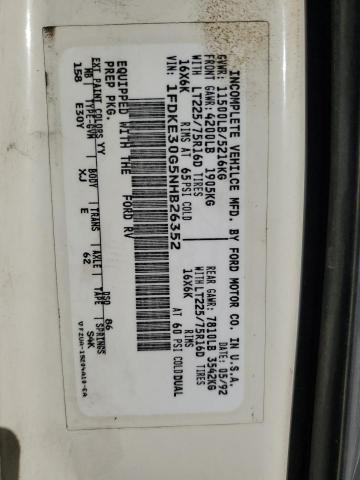 Photo 10 from auction – 1992 FORD E350 RV with VIN 1FDKE30G5NHB26352