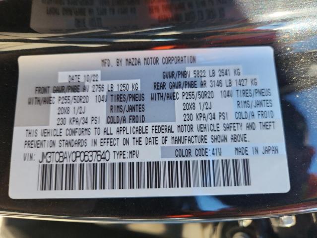 Photo 14 from auction – 2023 MAZDA CX-9 TOURI with VIN JM3TCBAY0P0637640