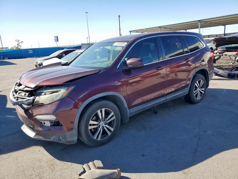 HONDA PILOT EXL 2016 with VIN 5FNYF6H53GB015012 - Photo from auction