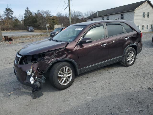 KIA SORENTO LX 2014 with VIN 5XYKT3A60EG482863 - Photo from auction
