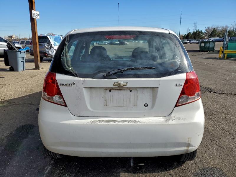 Photo 6 from auction – 2007 CHEVROLET AVEO BASE with VIN KL1TD66687B740983