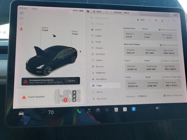 Photo 9 from auction – 2021 TESLA MODEL 3 with VIN 5YJ3E1EB0MF877206