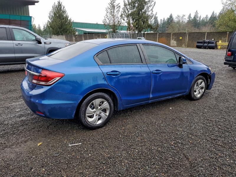 Photo 3 from auction – 2013 HONDA CIVIC LX with VIN 19XFB2F51DE232378