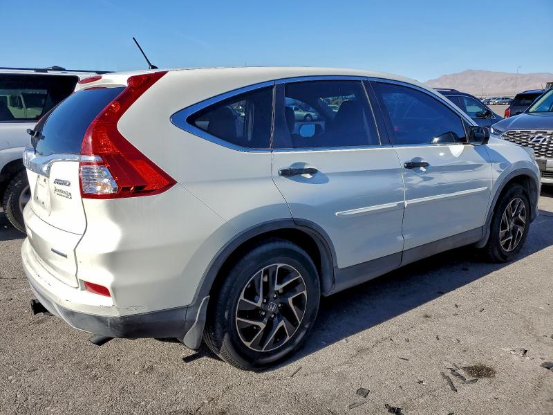 Photo 3 from auction – 2016 HONDA CR-V SE with VIN 5J6RM4H41GL027690