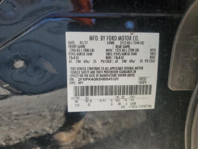 Photo 14 from auction – 2017 FORD EDGE SE with VIN 2FMPK4G93HBB45320
