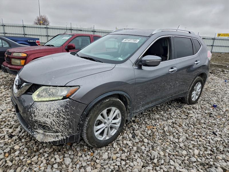 NISSAN ROGUE S 2015 with VIN KNMAT2MV8FP525532 - Photo from auction