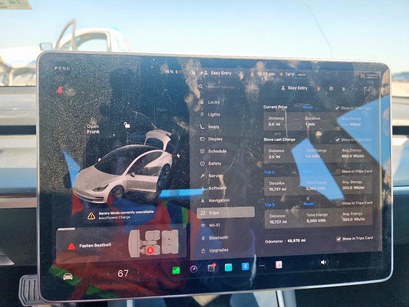Photo 9 from auction – 2018 TESLA MODEL 3 with VIN 5YJ3E1EB8JF054423
