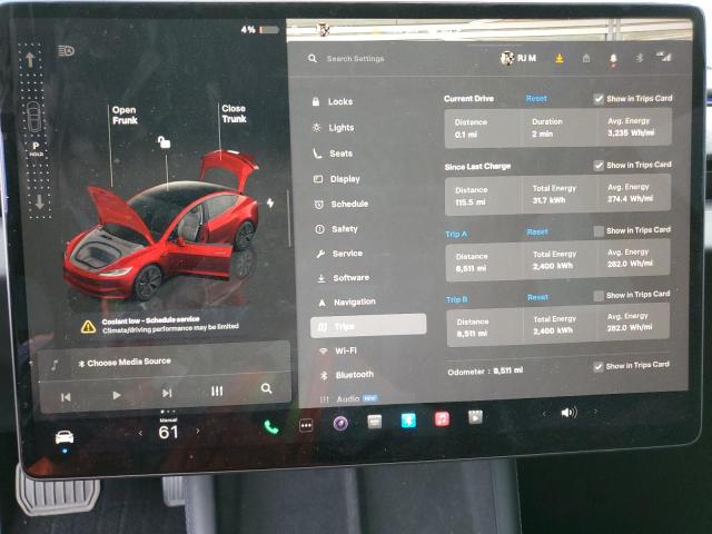 Photo 9 from auction – 2025 TESLA MODEL 3 with VIN 5YJ3E1EB2SF911255