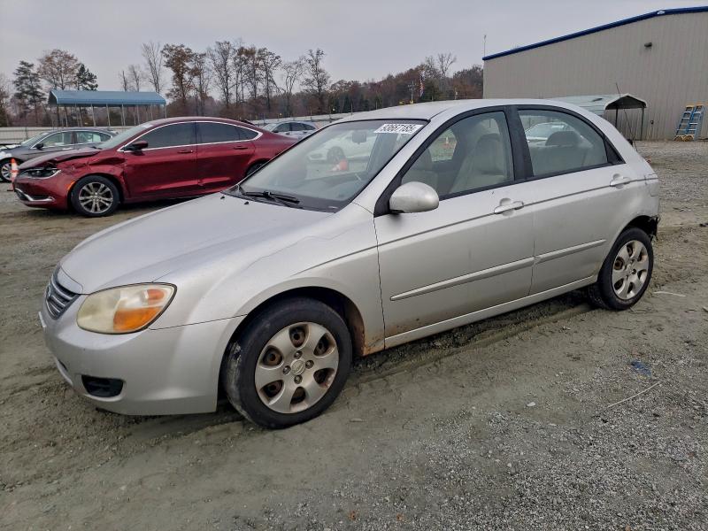 KIA SPECTRA EX 2008 with VIN KNAFE121785491850 - Photo from auction